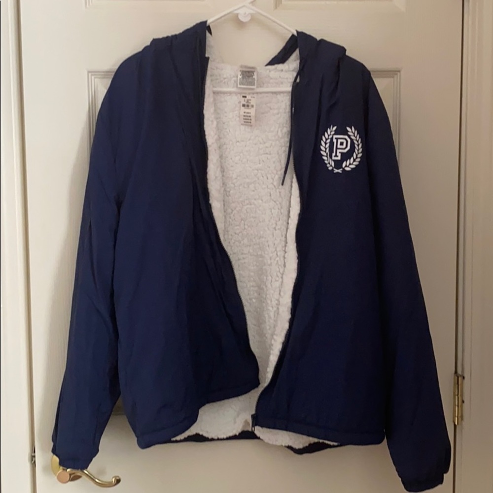 VS Pink Sherpa Hoodie